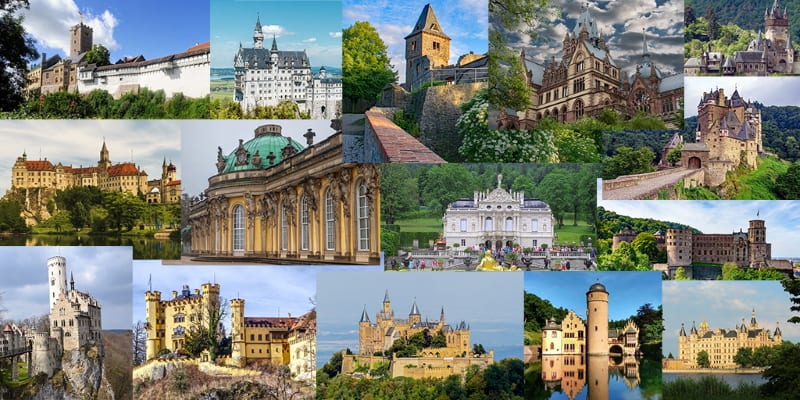 Schlösser und Burgen in Deutschland Schlösser und Burgen in Deutschland