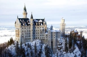 Schloss Neuschwanstein im Winter Schloss Neuschwanstein im Winter